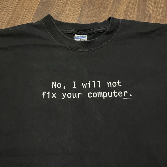 Vintage Y2K 2000s GameStop ThinkGeek Promo T-shirt - Picture 3 of 4